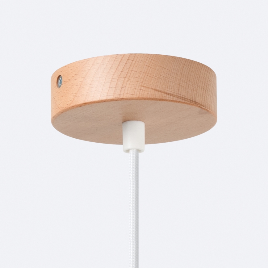 Hanglamp aan een koord INDY 1xE27/15W/230V diameter 38 cm wit