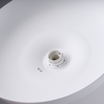 Suspension filaire INDY 1xE27/15W/230V d. 38 cm blanc