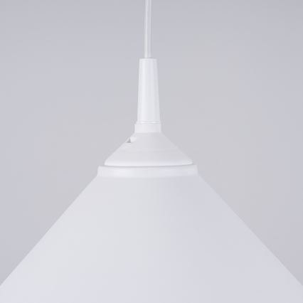 Hanglamp aan een koord ZUMA 1xE27/15W/230V diameter 30 cm wit