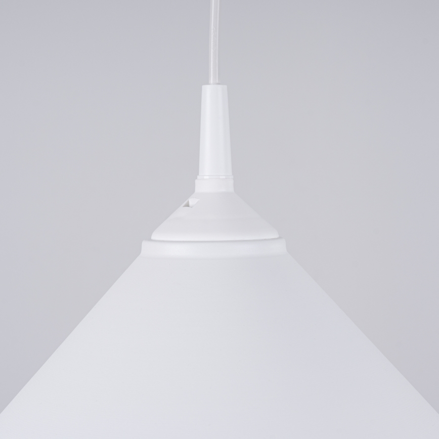 Hanglamp aan een koord ZUMA 1xE27/15W/230V diameter 30 cm wit