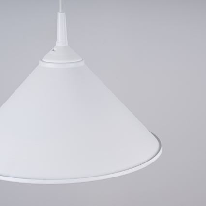 Hanglamp aan een koord ZUMA 1xE27/15W/230V diameter 30 cm wit