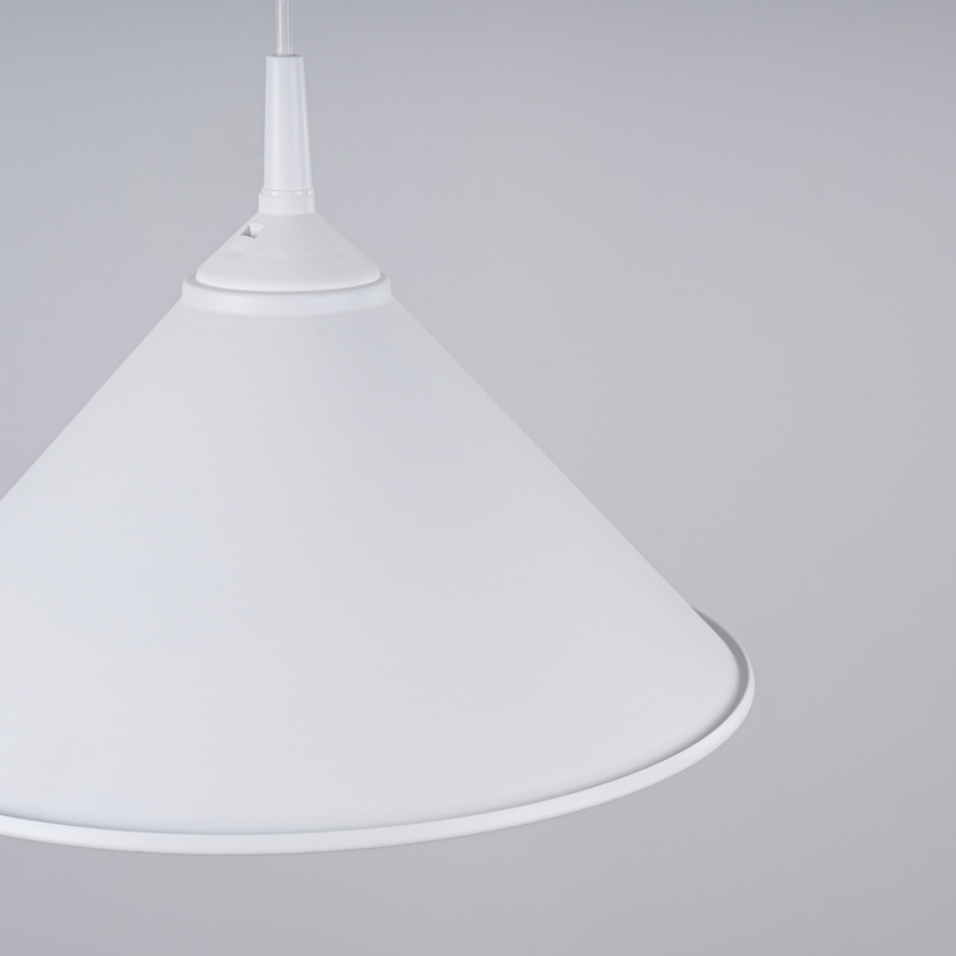 Hanglamp aan een koord ZUMA 1xE27/15W/230V diameter 30 cm wit