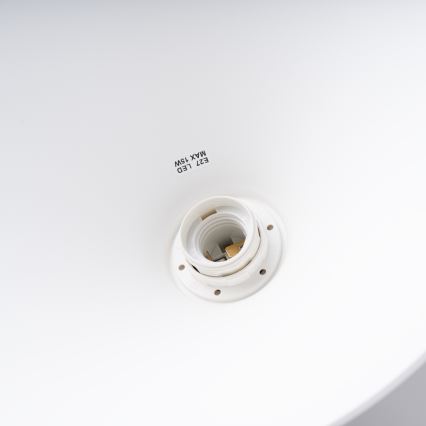 Hanglamp aan een koord ZUMA 1xE27/15W/230V diameter 30 cm wit