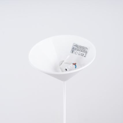 Hanglamp aan een koord ZUMA 1xE27/15W/230V diameter 30 cm wit