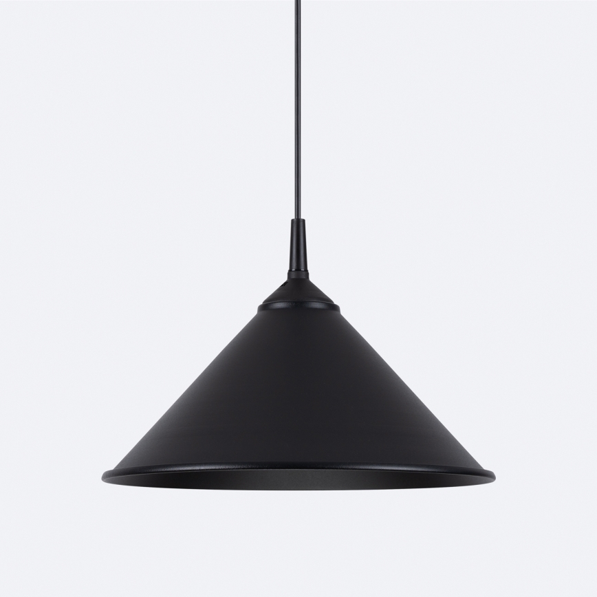 Hanglamp aan een koord ZUMA 1xE27/15W/230V diameter 30 cm zwart