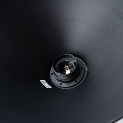 Hanglamp aan een koord ZUMA 1xE27/15W/230V diameter 30 cm zwart