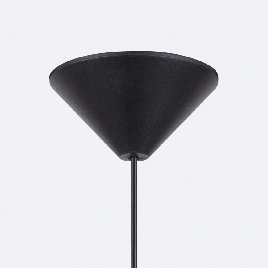 Hanglamp aan een koord ZUMA 1xE27/15W/230V diameter 30 cm zwart