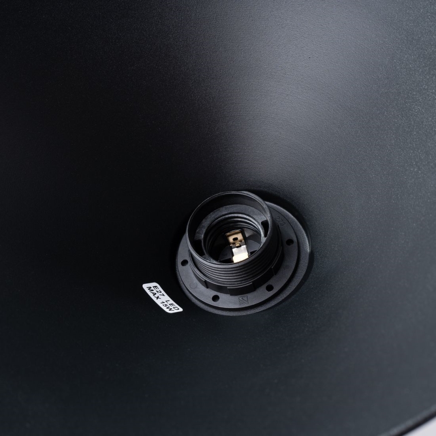 Suspension filaire ZUMA 1xE27/15W/230V d. 30 cm noir