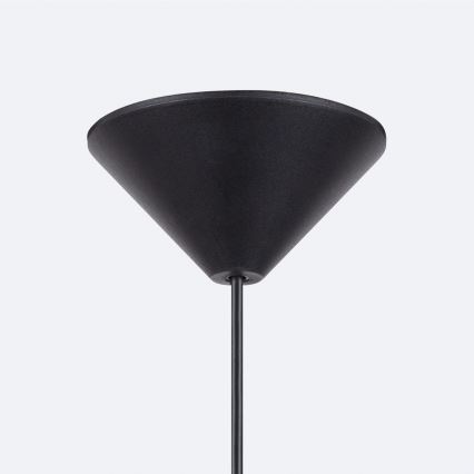 Suspension filaire ZUMA 1xE27/15W/230V d. 30 cm noir