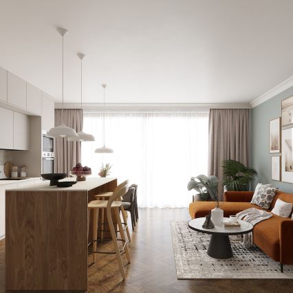 Hanglamp aan een koord FRIKA 1xE27/15W/230V diameter 34 cm wit