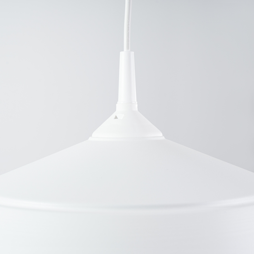 Hanglamp aan een koord FRIKA 1xE27/15W/230V diameter 34 cm wit