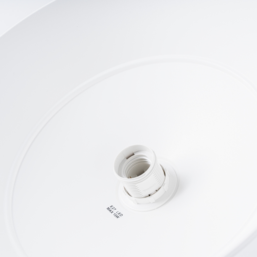 Suspension filaire FRIKA 1xE27/15W/230V d. 34 cm blanc