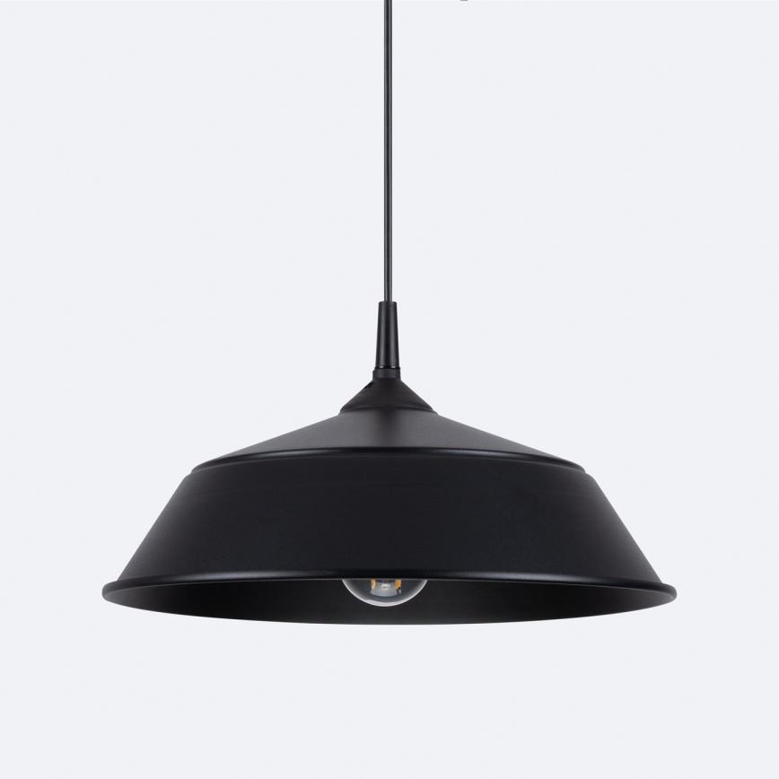 Hanglamp aan een koord FRIKA 1xE27/15W/230V diameter 34 cm zwart