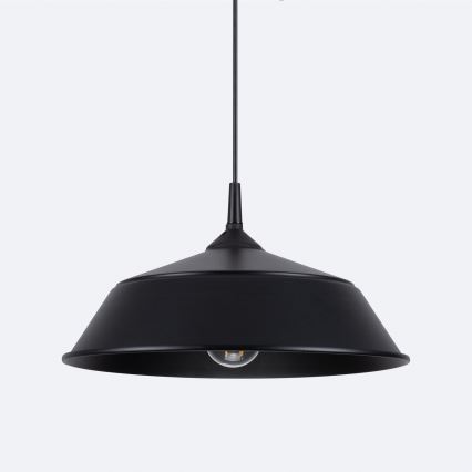 Suspension filaire FRIKA 1xE27/15W/230V d. 34 cm noir