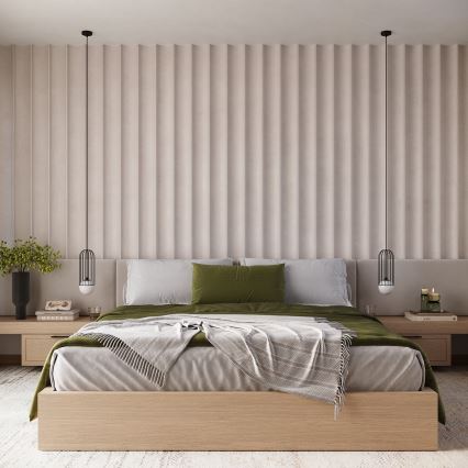 Hanglamp aan een koord BRINA 1xG9/8W/230V zwart