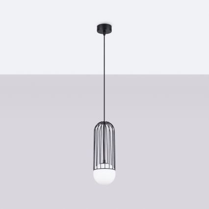 Hanglamp aan een koord BRINA 1xG9/8W/230V zwart