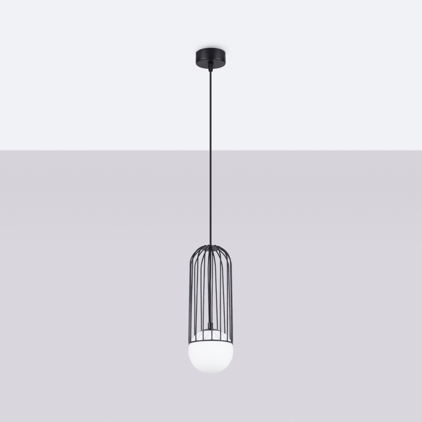 Hanglamp aan een koord BRINA 1xG9/8W/230V zwart