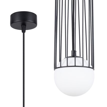Hanglamp aan een koord BRINA 1xG9/8W/230V zwart