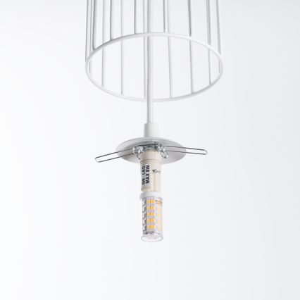 Hanglamp aan een koord BRINA 3xG9/8W/230V wit