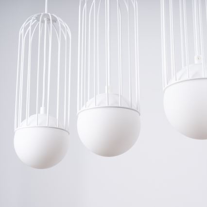Suspension filaire BRINA 3xG9/8W/230V blanc