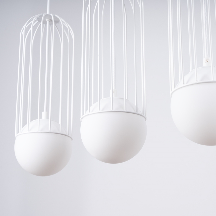 Suspension filaire BRINA 3xG9/8W/230V blanc