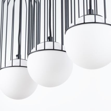 Hanglamp aan een koord BRINA 3xG9/8W/230V zwart