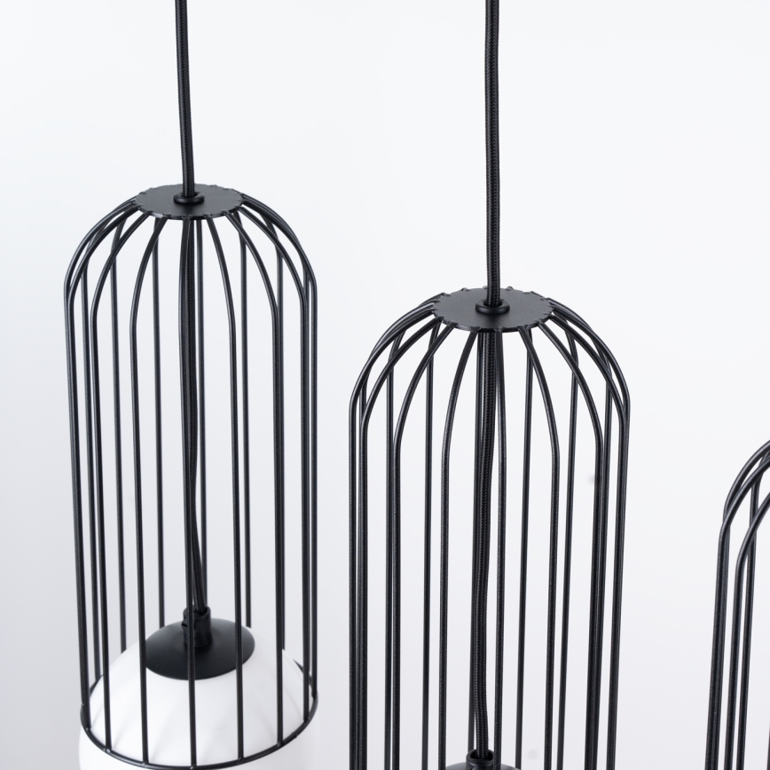 Hanglamp aan een koord BRINA 3xG9/8W/230V zwart