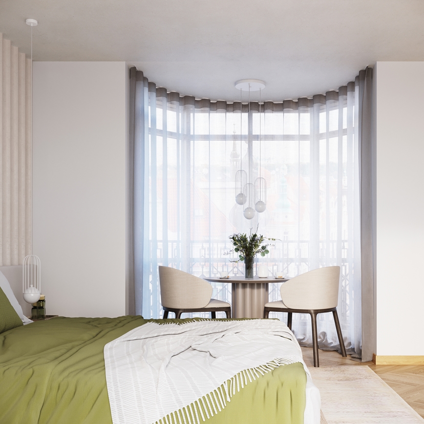 Hanglamp aan een koord BRINA 3xG9/8W/230V wit