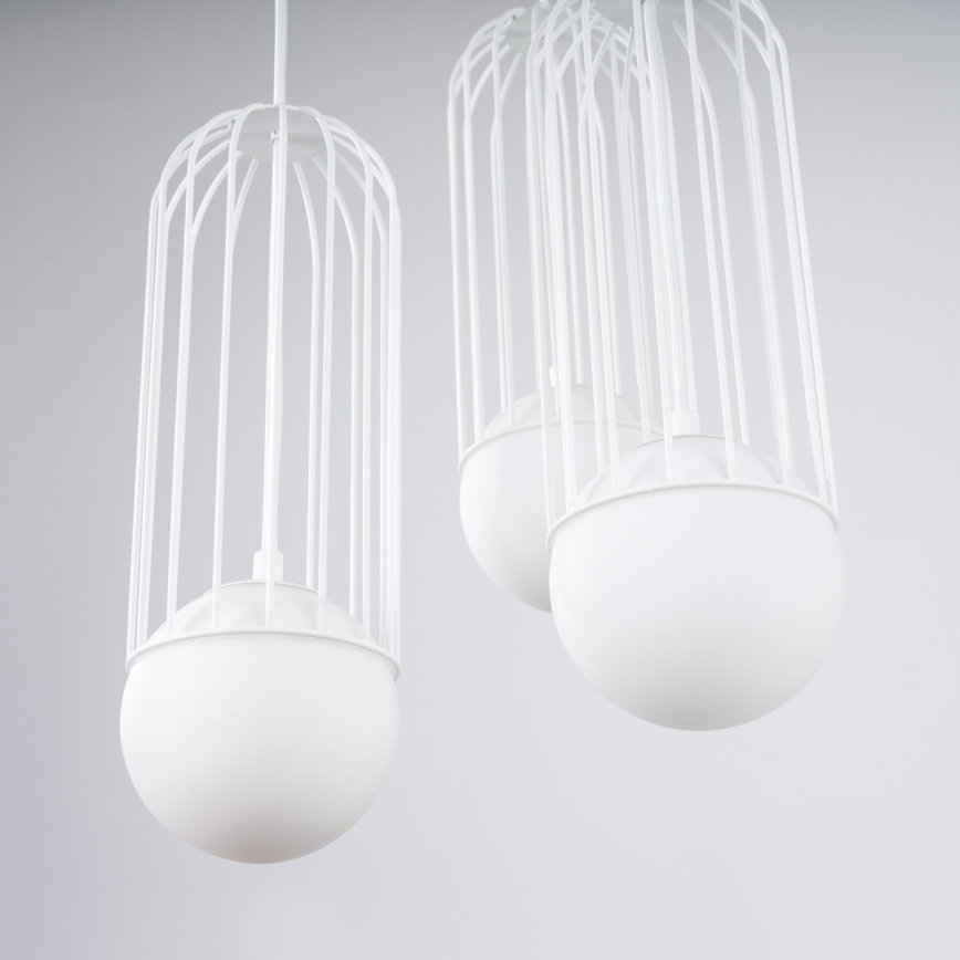 Hanglamp aan een koord BRINA 3xG9/8W/230V wit