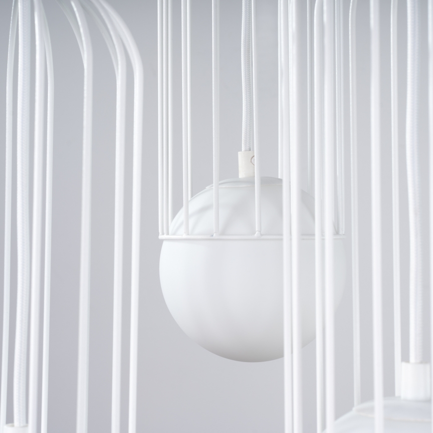 Hanglamp aan een koord BRINA 3xG9/8W/230V wit