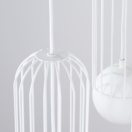 Hanglamp aan een koord BRINA 3xG9/8W/230V wit