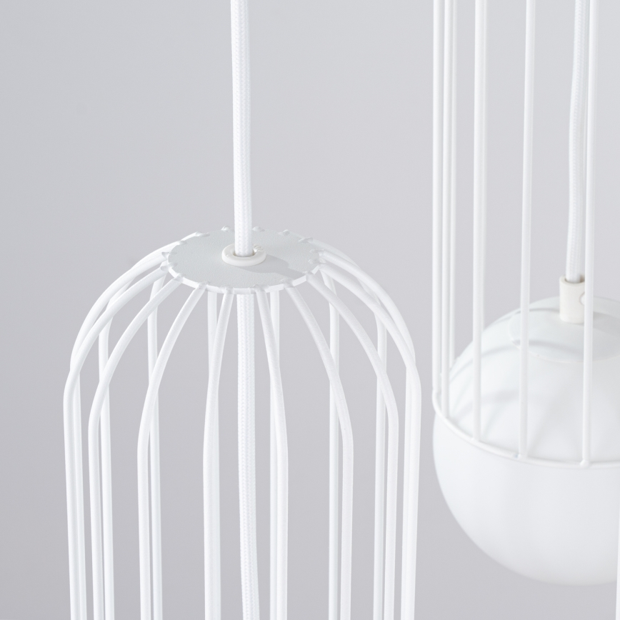 Hanglamp aan een koord BRINA 3xG9/8W/230V wit