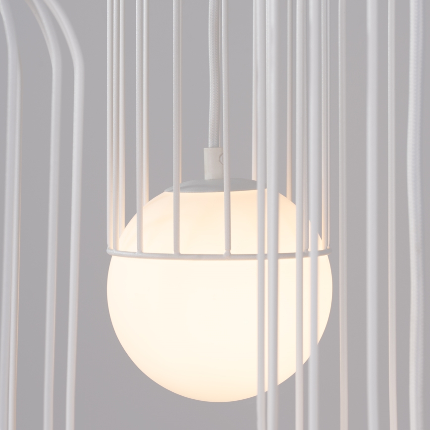Suspension filaire BRINA 3xG9/8W/230V blanc