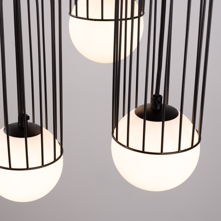 Hanglamp aan een koord BRINA 3xG9/8W/230V zwart