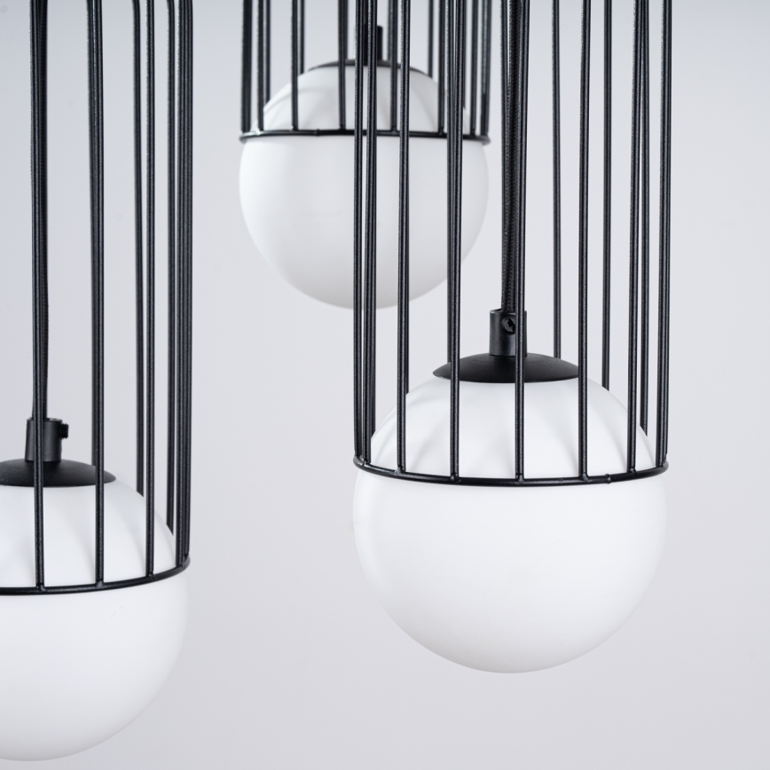 Hanglamp aan een koord BRINA 3xG9/8W/230V zwart