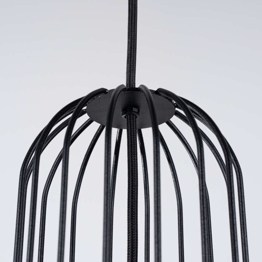 Hanglamp aan een koord BRINA 3xG9/8W/230V zwart