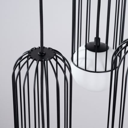 Suspension filaire BRINA 3xG9/8W/230V noir