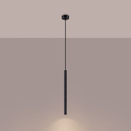 Hanglamp aan een koord ARCHE 1xG9/8W/230V zwart