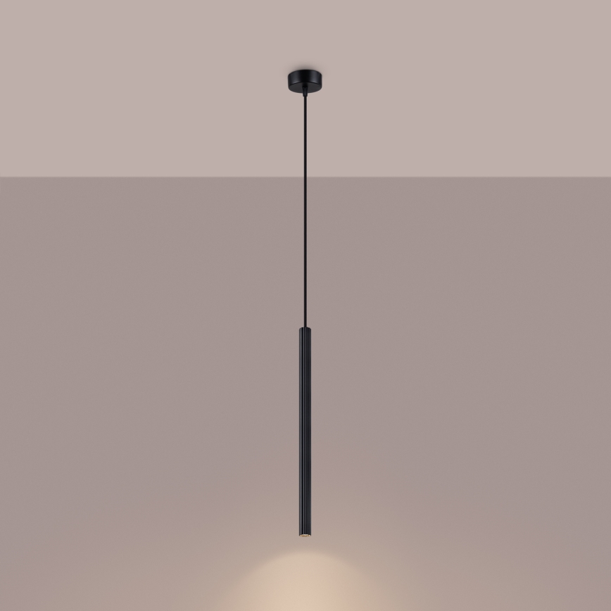 Hanglamp aan een koord ARCHE 1xG9/8W/230V zwart