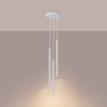 Hanglamp aan een koord ARCHE 3xG9/8W/230V wit