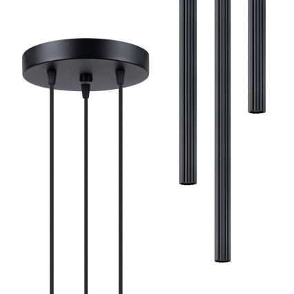 Hanglamp aan een koord ARCHE 3xG9/8W/230V zwart