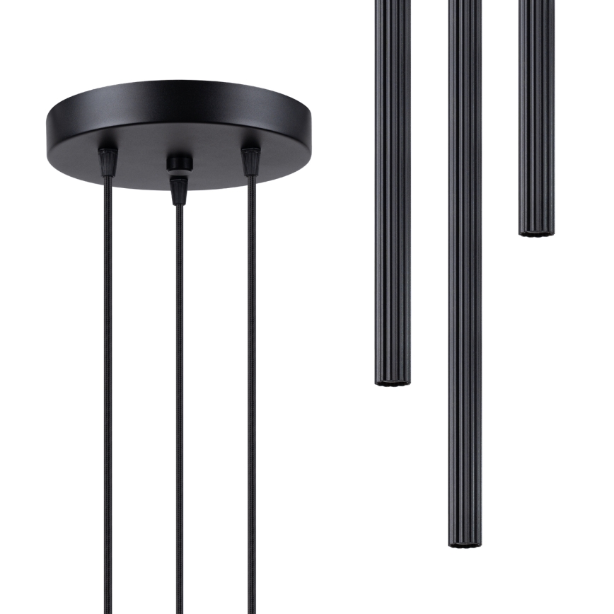 Hanglamp aan een koord ARCHE 3xG9/8W/230V zwart