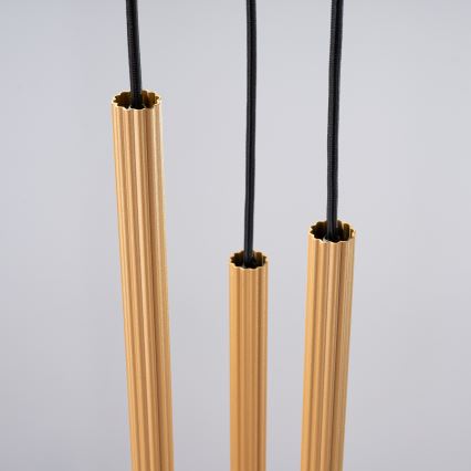Hanglamp aan een koord ARCHE 3xG9/8W/230V goud