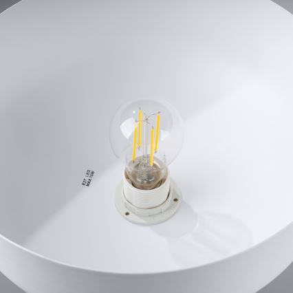 Hanglamp aan een koord MARION 1xE27/15W/230V diameter 29,5 cm wit