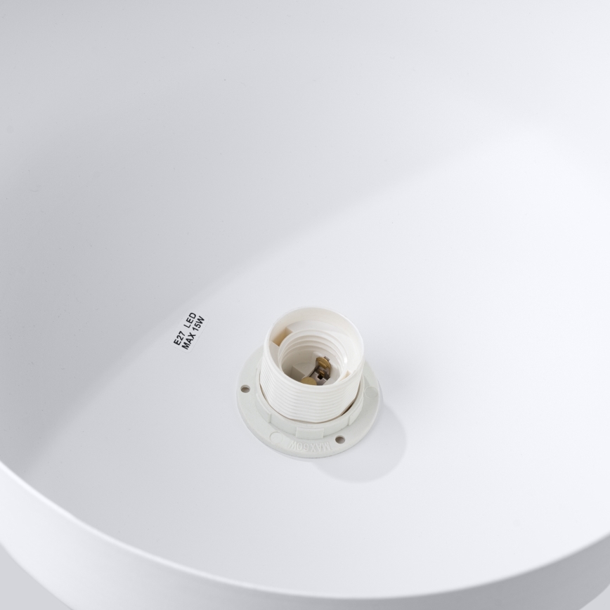 Hanglamp aan een koord MARION 1xE27/15W/230V diameter 29,5 cm wit