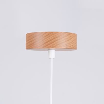 Hanglamp aan een koord MARION 1xE27/15W/230V diameter 29,5 cm wit