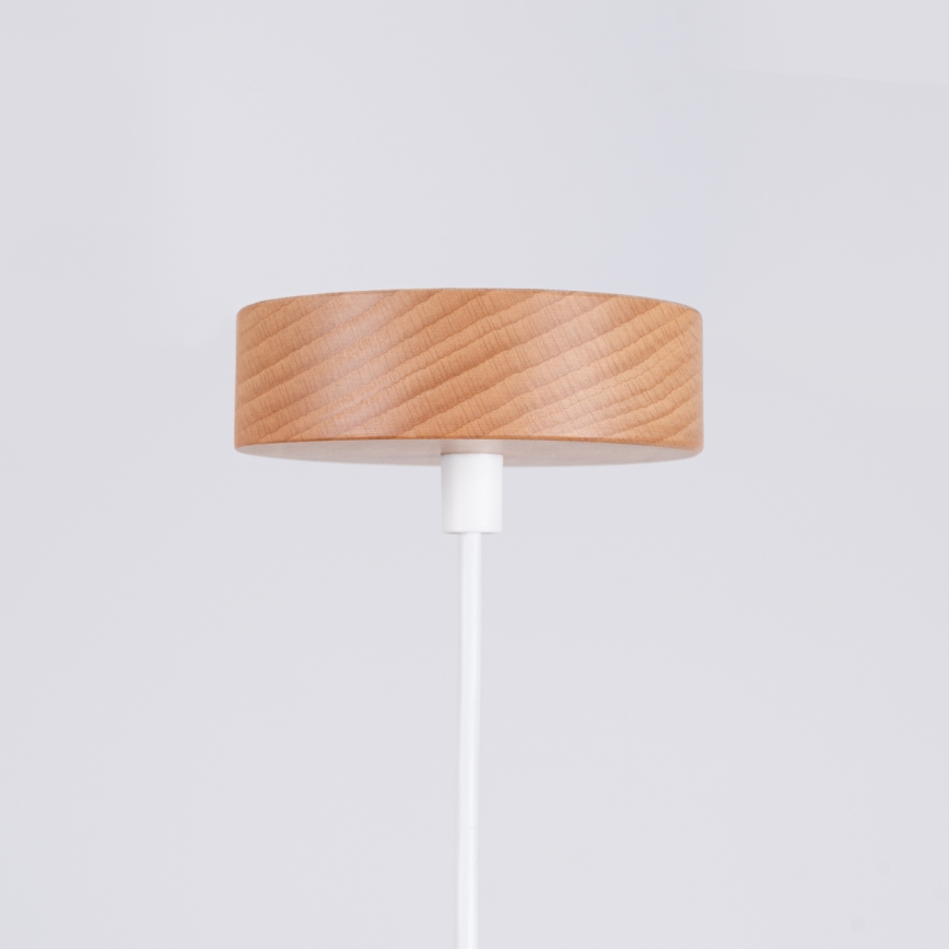 Hanglamp aan een koord MARION 1xE27/15W/230V diameter 29,5 cm wit