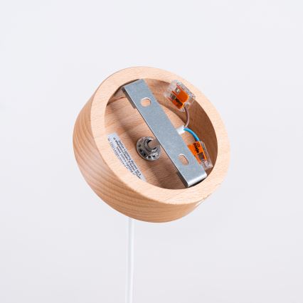 Hanglamp aan een koord MARION 1xE27/15W/230V diameter 29,5 cm wit