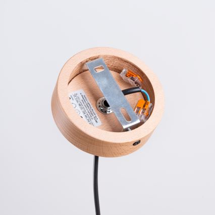Hanglamp aan een koord MARION 1xE27/15W/230V diameter 29,5 cm zwart