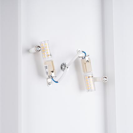 Applique murale DURLIN 2xG9/8W/230V blanc